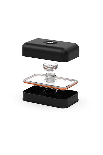 24Bottles Lunch Box - Food Container - Aston Tuxedo Black