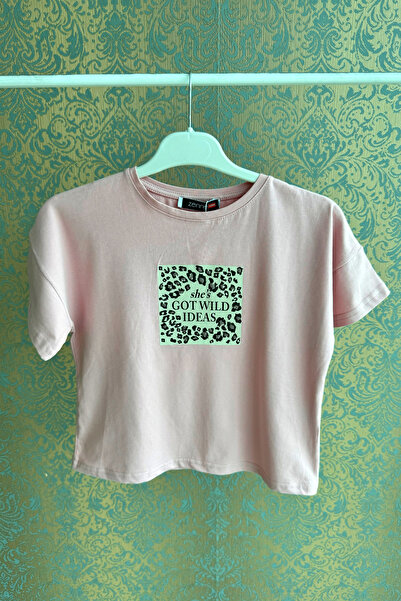 DPARİS Дівчача футболка з принтом леопарда