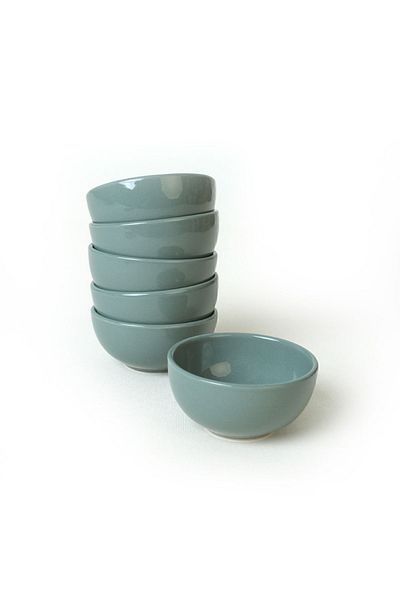 Keramika Green Cloud Mini Snack Bowl / Sauce Bowl 8 Cm 6 Pieces 326
