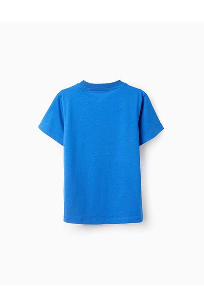 Ziddy Cotton T-shirt for Boys 'Spider-Man', Blue