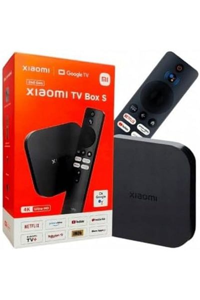 Xiaomi Mi Box S (2ND GEN) With 4k Ultra Hd Streaming Media Player - Black