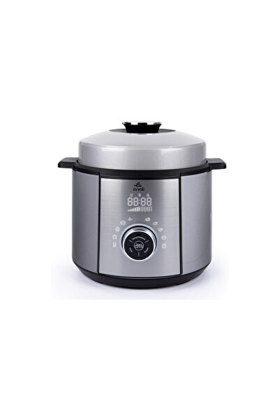 evvoli 6L Capacity Pressure Cooker, 10 Adjustable Programs, 7 Pressure Progra...
