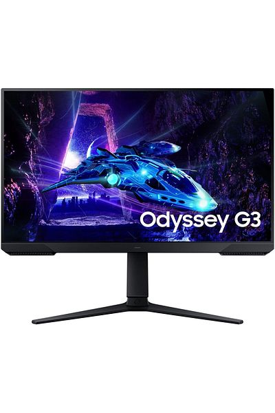 Samsung Odyssey G30D Gaming Monitor 27 Inch, 180Hz Refresh Rate, 1ms Response Time, AMD FreeSync, Ey