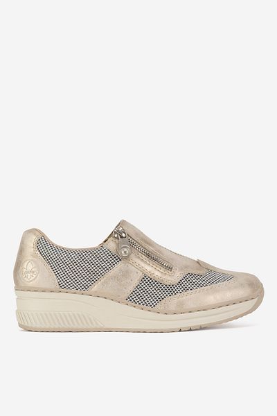Rieker woman shoe 2230074025946 Gold-colored