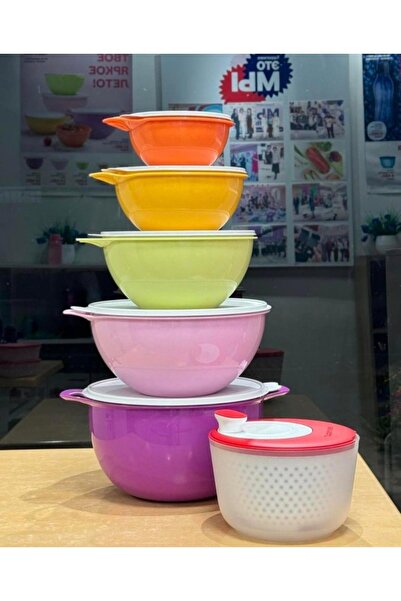 Tupperware Muhteşem Miksim Set ve Salata Kurutucu.