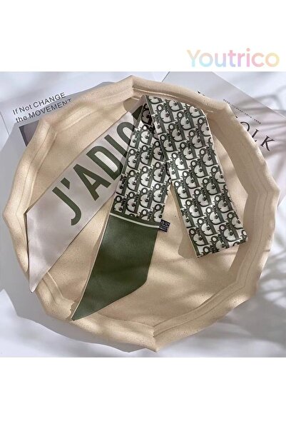 Youtrico وشاح منقوش، مزدوج الجوانب، حرير صناعي، نقشة مربعات، أنيق ومتناسق