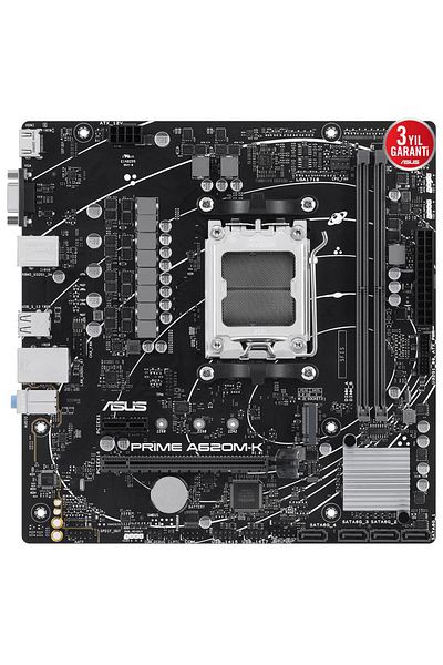 ASUS Prime A620M-K Ddr5 6400 (Oc) HDMI Vga M.2 Am5