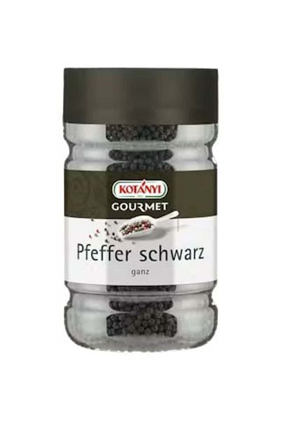 Kotanyi Black peppercorns, 600 g, Kotanyi Professional
