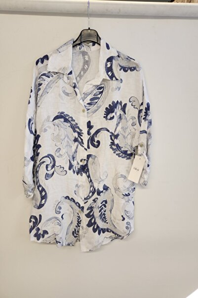 della moor White Women's Italian Shawl Pattern Foldable Low Sleeve O Oversize...