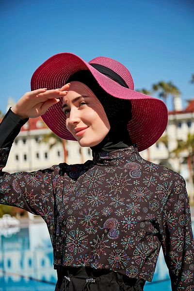 Remsa Mayo R108 Ikbal - Full Covered Sports Lycra Swimsuit - Remsa Parachute Hijab
