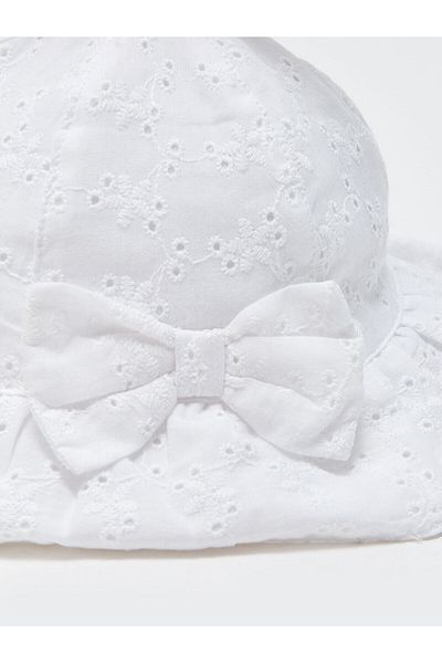 LC Waikiki Baby Girl Bucket Hat with Bow Detail