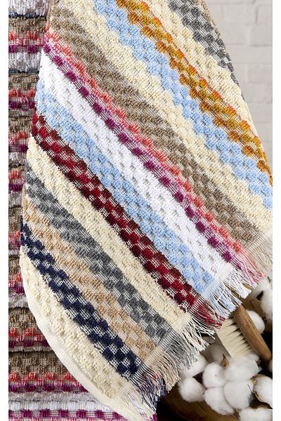 Familia Home 6-Piece Fringed 50X90 cm Hand & Face Towel |   Cappadocia