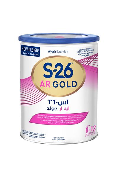 Nestle S26 AR Gold Starter Anti-Regurgitation Infant Formula From 0-6 Months 400 g
