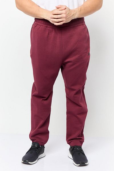 Reebok Men Sportswear Fit Brand Logo Outdoor Sweatpants, Maroon