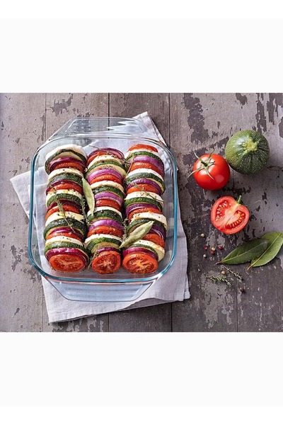 Pyrex Irresistible Roaster Rectangle 4l Transparent