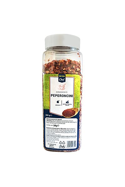 Metro Chef Chopped Chili Peppers, Peperoncini, 300 G