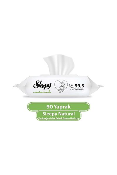 Sleepy Natural Newborn Wet Wipes 90 Pieces