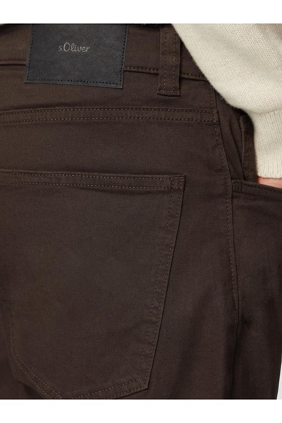 s.Oliver Men's pants, Mauro mid-rise, Regular Fit, Straight Leg, s.Oliver, Brown