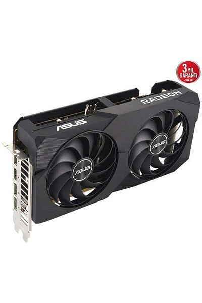 ASUS 8Gb Dual Rx7600-O8G Gddr6 128Bit HDMI Dp Pcıe 16X V4.0