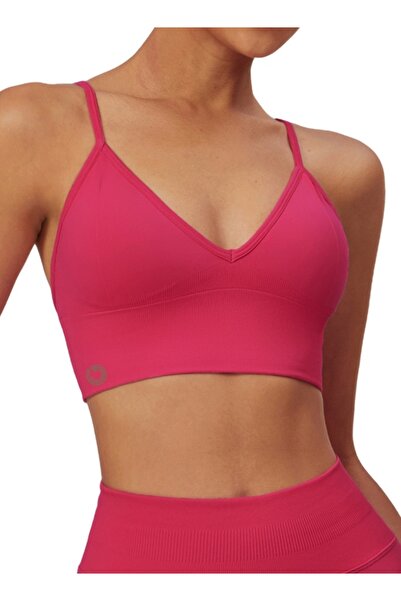 KAWN YOGA حمالة صدر رياضية نسائية برقبة على شكل حرف V