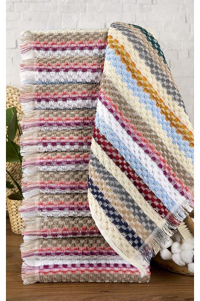Familia Home 12 Pack Hand & Face Towels 50X90 cm |   Cappadocia