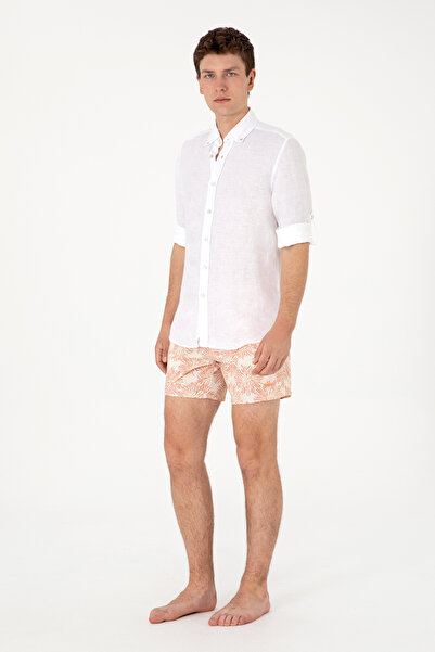 U.S. Polo Assn. Erkek Turuncu Deniz Şortu 50299758-VR202