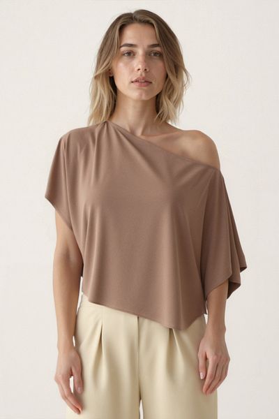 Vitrin Μπλούζα με λαιμόκοψη Modal Casual