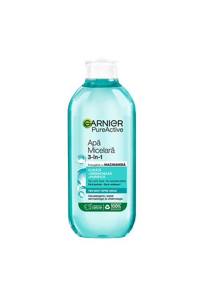 Garnier Apă Micelară Activă Pură Skin Naturals, 400 ml