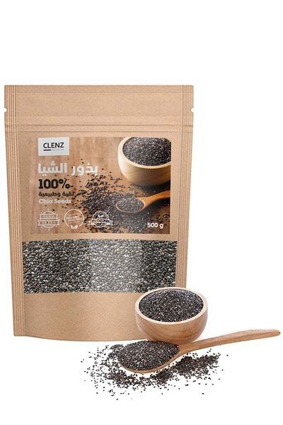 clenz Chia Seeds 100% Pure and Natural - 500 gm