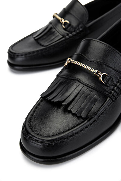 Tamer Tanca Дамски обувки от естествена кожа, черни