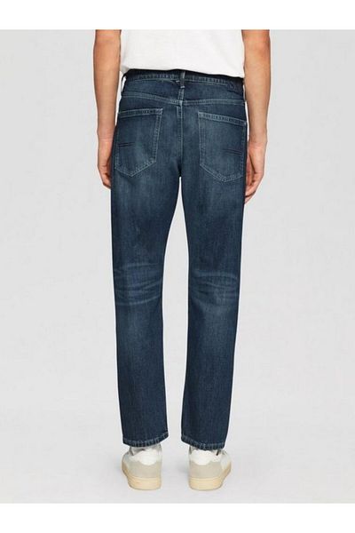 s.Oliver Mauro Jeans, high waist, Regular Fit, Tapered leg, Dark blue