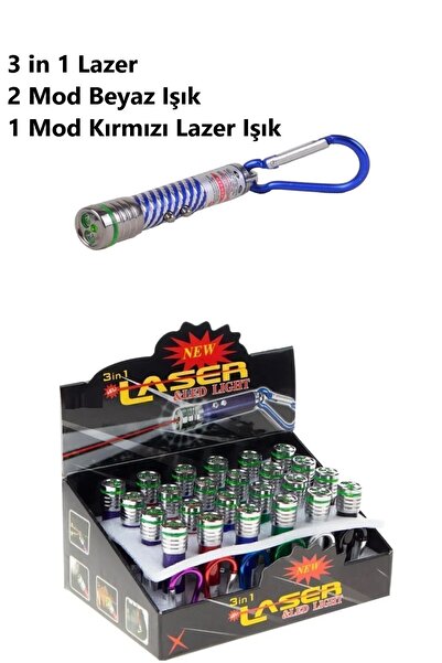 Kenko Kırmızı Lazer ve Fener 3 in 1 Laser Kedi Oyuncağı Kediniz İçin Eğlencel...