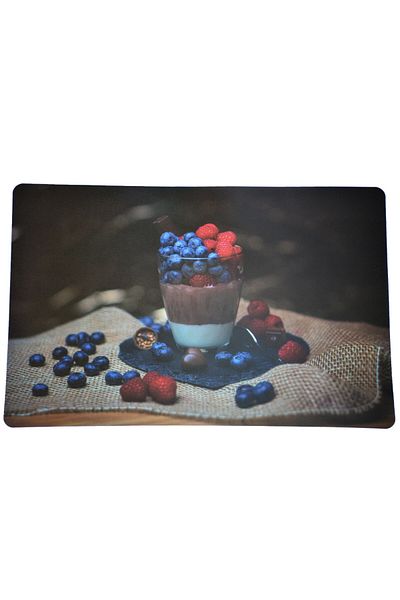 PUFO Set suporturi pentru farfurii pentru servirea mâncării, model Pufo Pleasure of Dessert, 6 piese