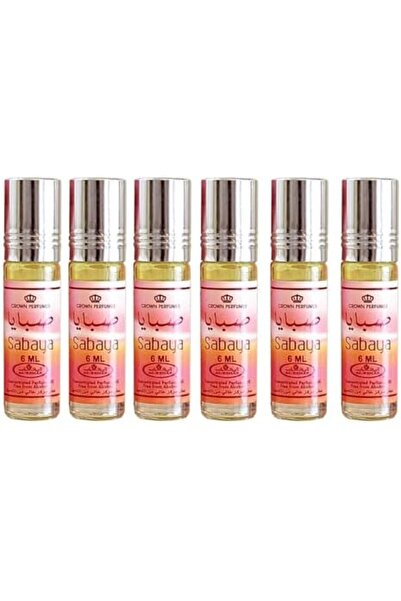 ALREHAB Al Rehab Sabaya Perfume Oil - 6 x 6ml