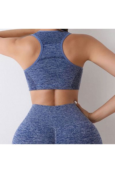 Muchmy Strap Shoulder Women's Gym Running Set Perfect Yoga Sports Breathable 2 Pcs Girls Set