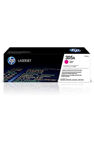 HP 305A Magenta Original LaserJet Toner Cartridge - CE413A