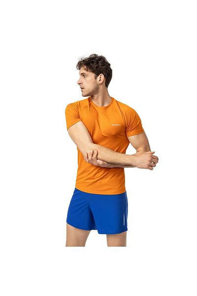 Merrell Tend Men's Orange Running T-Shirt Men's Running T-Shirt M3Tend