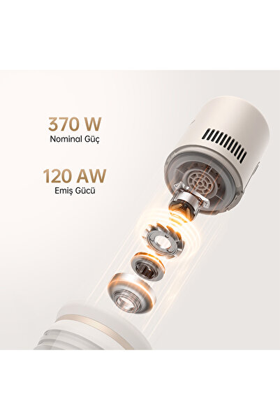 Dreame U20 Adjustable Suction Battery Operated Vacuum Cleaner White and Silver