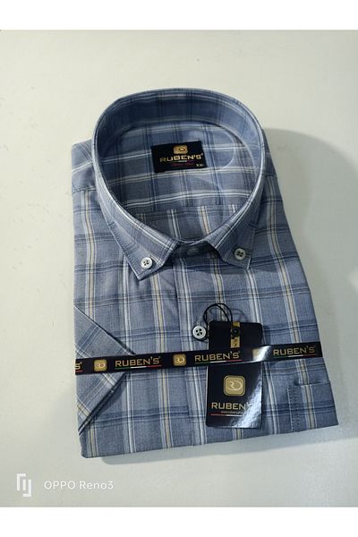 RUBENS GÖMLEK Classic Short Sleeve Single Pocket Shirt