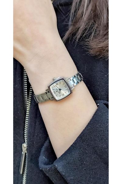 Daniel Klein Dke.1.10839 Square Dial Curved Glass Roman Numeral Women's Wrist Watch