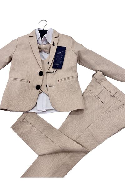 Terry Boy's Tuxedo Suit with Coat: Dress, Pants, Waistcoat, Shirt and Bowtie