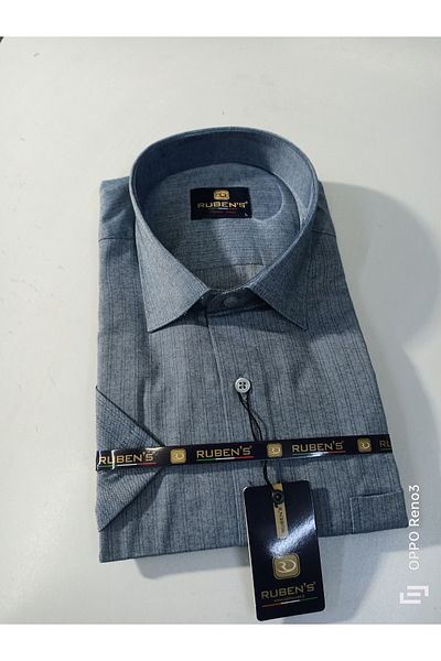 RUBENS GÖMLEK Shirt - Gray - Regular fit