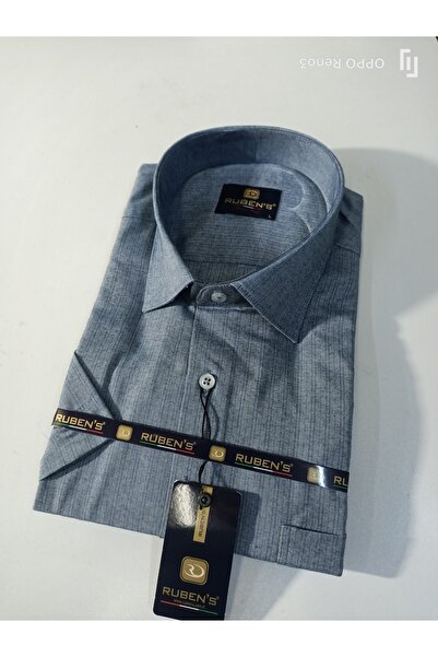 RUBENS GÖMLEK класична сорочка з короткими рукавами та однією кишенею