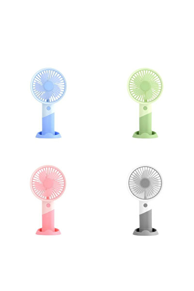 Everest Grup Şarj Edilebilir Standlı Mini Fan 3 Fonksiyonlu Taşınabilir El Fa...