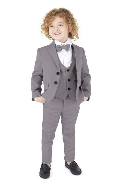 Terry Boy's Tuxedo Suit with Jacket / Jacket, Pants, Waistcoat, Shirt and Bowtie