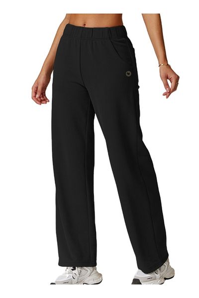 KAWN YOGA Womens Mid Waist Workout Sport Sweatpants Running Pants