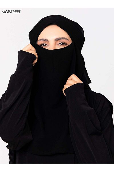 MOiSTREET Niqab Wool Chiffon