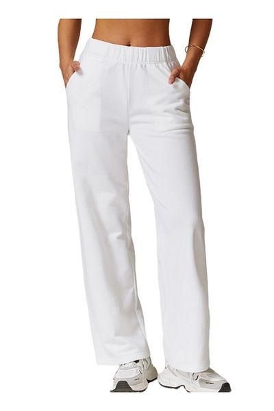 KAWN YOGA Womens Mid Waist Workout Sport Sweatpants Running Pants