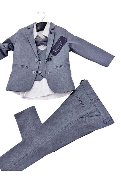 Terry Boy's Tuxedo Suit with Coat: Dress, Pants, Waistcoat, Shirt and Bowtie
