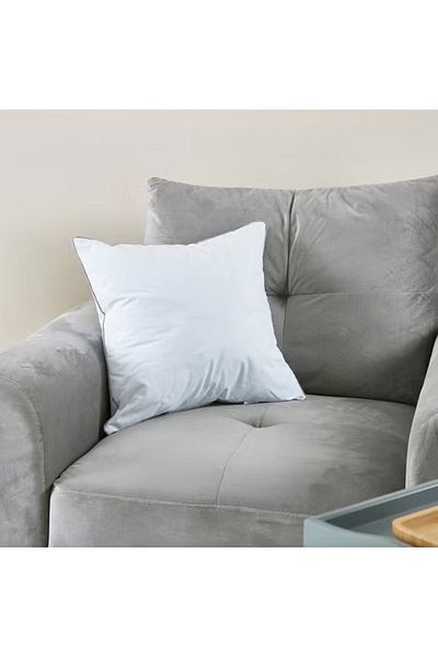 Home Box Luxury Down Alternative Filled Cushion Cotton White 45 x 45cm